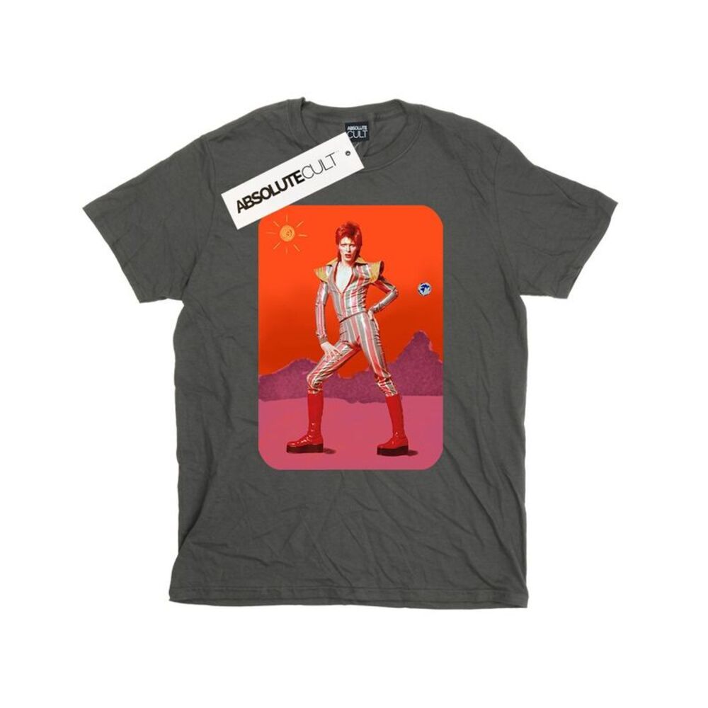 David Bowie Boys On Mars T-Shirt / Charcoal